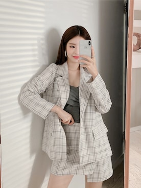 「ラップスカート」｜「アイテム（キャミソール）」を使った、chlodmanonさん（レディース・161cm）の春コーディネート