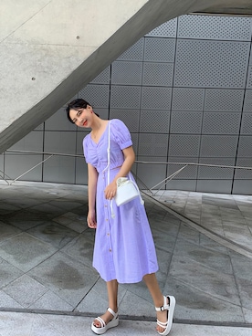 「オルチャンファッション」｜「アイテム（その他）」を使った、chlodmanonさん（レディース・168cm）の春コーディネート