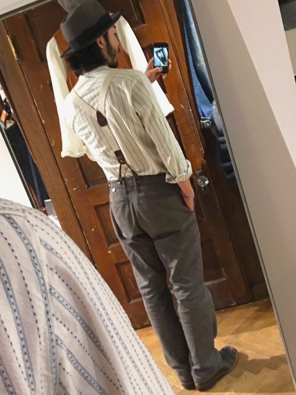 GLAD HANDのサスペンダーを使った人気ファッション