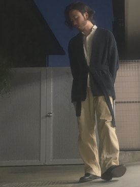 「OLD JOE & CO.（オールドジョーアンドコー）のアイテム（トップス）」を使った、Ogumaさん（メンズ・174cm）の春コーディネート