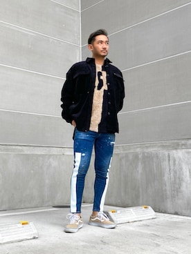 「#Re:room（リルーム）のアイテム」を使った、Yoshinori.Uさん（メンズ・172cm）の冬コーディネート