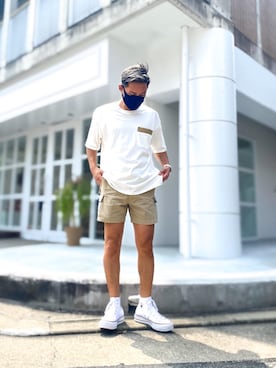 「Chuck Taylor」｜Yoshinori.Uさん（メンズ・172cm）の夏コーディネート