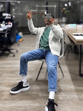 「#Re:room（リルーム）のアイテム」を使った、Yoshinori.Uさん（メンズ・172cm）の春コーディネート