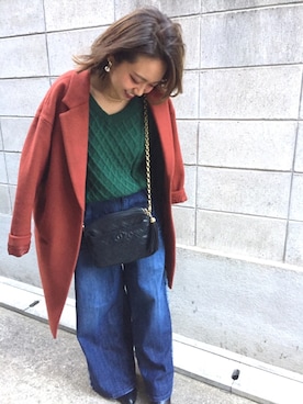 「ヴィンテージシャネル」｜MIHOさん（レディース・152cm）の冬コーディネート