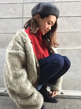 MIHOさん（レディース・152cm）の冬コーディネート