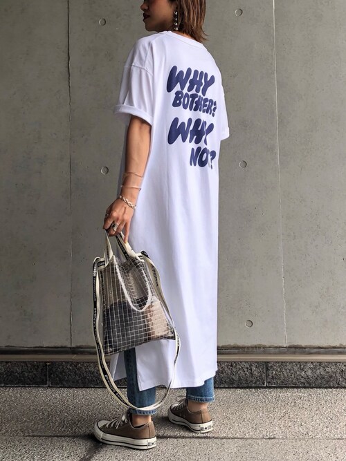 Miho ユニクロのワンピース ドレスを使ったコーディネート Wear