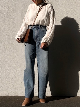 「Launa lea（ラウナレア）のアイテム（ブーツ）」を使った、MIHOさん（レディース・152cm）の春コーディネート