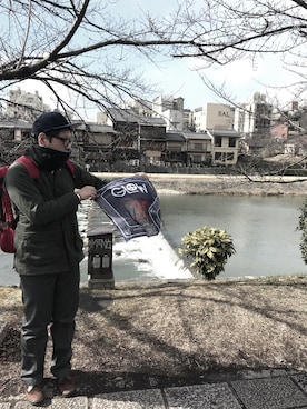 「GLOW（グロウ）のアイテム」を使った、サスケくんさん（メンズ・176cm）の冬コーディネート