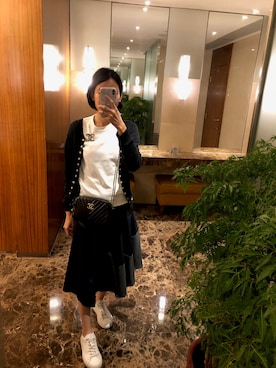 「COMMON PROJECTS（コモンプロジェクト）のアイテム」を使った、Vivian Soさん（レディース・159cm）の秋コーディネート