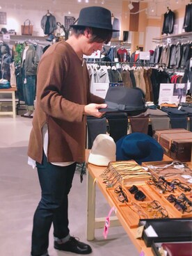 「GGD（ジージーディー）のアイテム」を使った、GRAND GLOBAL松本店さん（メンズ・175cm）の秋コーディネート