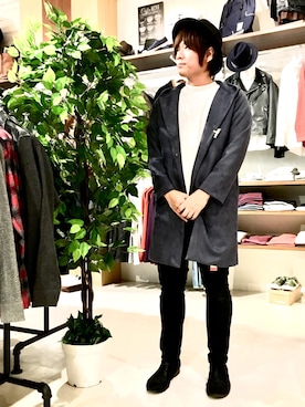 「HVC」｜「アイテム（その他アウター）」を使った、GRAND GLOBAL松本店さん（メンズ・175cm）の秋コーディネート