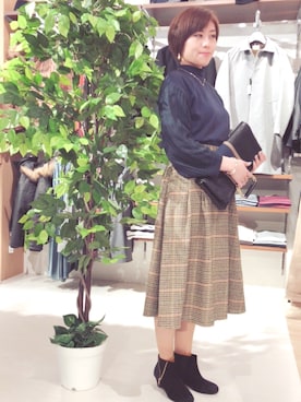 「トレンド」｜GRAND GLOBAL松本店さん（レディース・165cm）の秋コーディネート