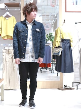 GRAND GLOBAL松本店さん（メンズ・175cm）の春コーディネート