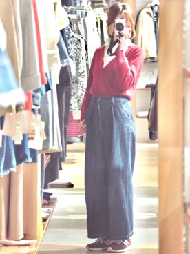 「Ann Ashlee（アンアシュリー）のアイテム」を使った、GRAND GLOBAL松本店さん（レディース・165cm）の春コーディネート