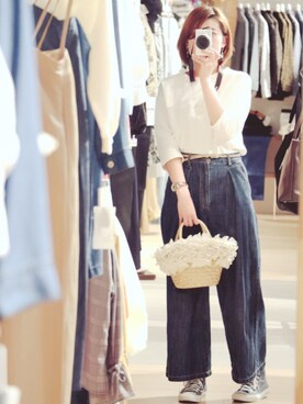 「Sala Sally（サラ　サリー）のアイテム」を使った、GRAND GLOBAL松本店さん（レディース・165cm）の春コーディネート