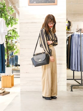 「HVC（エイチブイシー）のアイテム」を使った、GRAND GLOBAL松本店さん（レディース・157cm）の夏コーディネート