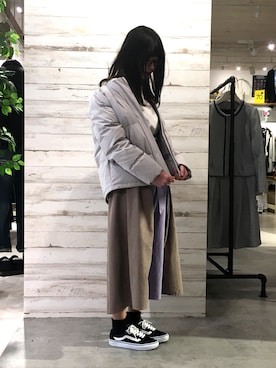 「アイテム（ダウンジャケット/コート）」を使った、GRAND GLOBAL松本店さん（メンズ・175cm）の冬コーディネート