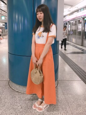 Polly Laiさん（レディース・163cm）の春コーディネート