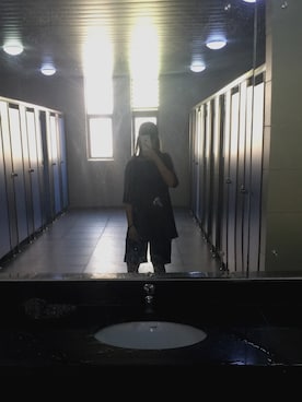 「OBEY」｜「アイテム（ボディバッグ/ウエストポーチ）」を使った、aintgotnoneさん（レディース・160cm）の夏コーディネート