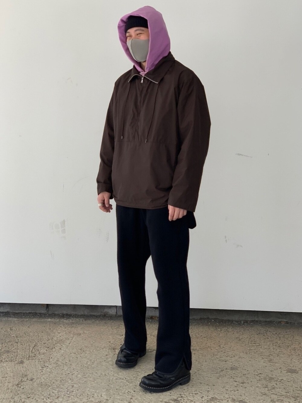 オーラリー スウェット AURALEE パープル AURALEE（オーラリー）の「SUPER SOFT SWEAT BIG P/O PARKA