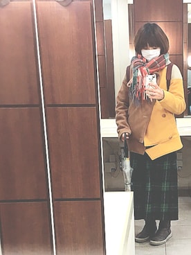 「AlexanderLeeChang（アレキサンダーリーチャン）のアイテム（ジャケット/アウター）」を使った、ひかる(Hikaru☆)さん（レディース・157cm）の冬コーディネート