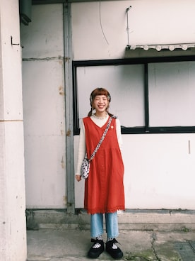 「orange」｜Yuly🐼さん（レディース・158cm）の冬コーディネート