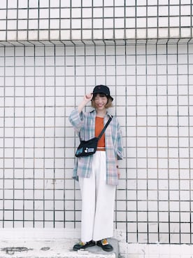 「SENSE OF PLACE by URBAN RESEARCH（センスオブプレイスバイアーバンリサーチ）のアイテム（シャツ/ブラウス）」を使った、Yuly🐼さん（レディース・158cm）の春コーディネート