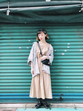 「アイテム（ソックス/靴下）」を使った、Yuly🐼さん（レディース・157cm）の夏コーディネート