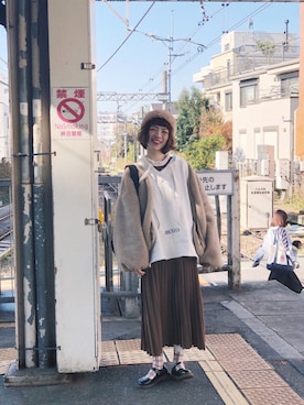 パーカーを使った 下北沢 のレディース人気ファッションコーディネート Wear