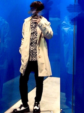 「JOURNAL STANDARD（ジャーナルスタンダード）のアイテム（トレンチコート）」を使った、켄타(Kenta)さん（メンズ・165cm）の春コーディネート