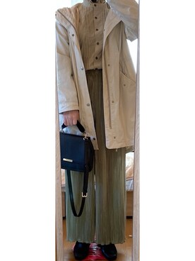 「JEANASIS（ジーナシス）のアイテム（マウンテンパーカー）」を使った、이요さん（レディース・160cm）の春コーディネート