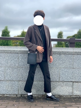 「soe（ソーイ）のアイテム（ジャケット/アウター）」を使った、yossyさん（メンズ・183cm）の秋コーディネート