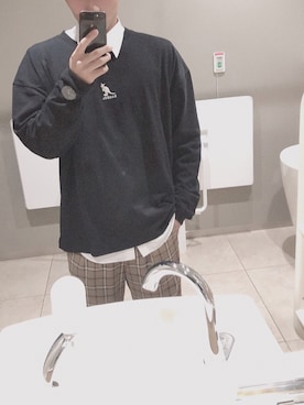 奥二重な大学生さん(メンズ・173cm)の秋コーディネート