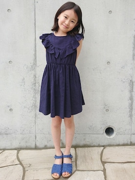 「Lili Lundi（リリィ ランディ）のアイテム」を使った、キッズフォーマルショパンさん（キッズ・120cm）の春コーディネート