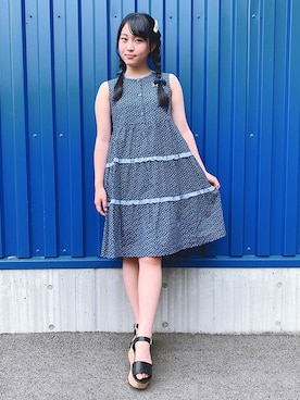 「Lili Lundi（リリィ ランディ）のアイテム」を使った、キッズフォーマルショパンさん（キッズ・155cm）の夏コーディネート