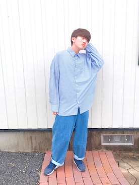 「ラッドミュージシャン」｜「アイテム（レッグウェア）」を使った、おっくんさん（メンズ・177cm）の夏コーディネート