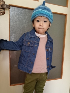 「Ocean&Ground（オーシャン&グラウンド）のアイテム（デニムジャケット、ブルー系）」を使った、yusei1790さん（レディース・149cm）の秋コーディネート