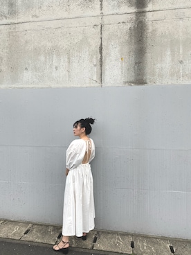 「CLANE（クラネ）のアイテム（サンダル）」を使った、🥀さん（レディース・160cm）の夏コーディネート