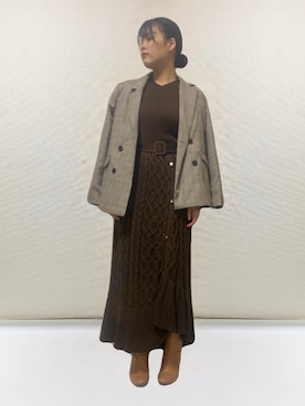 「ATTRANGS（アットランス）のアイテム」を使った、きつねさん（レディース・159cm）の秋コーディネート