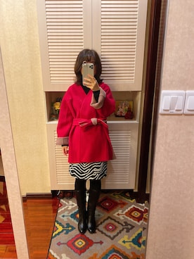 「Lily（リリイ）のアイテム」を使った、万能手册さん（レディース・153cm）の冬コーディネート