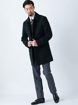 「SHIPS（シップス）のアイテム」を使った、河野さん（メンズ・185cm）の秋コーディネート