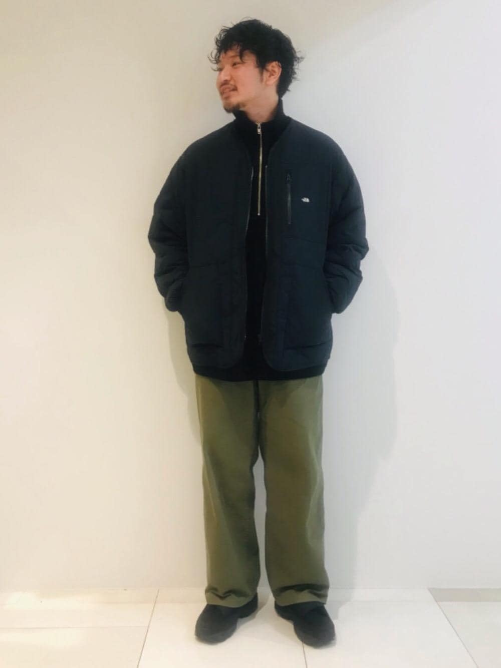 「THE NORTH FACE PURPLE LABEL、ノースフェイス、810s、Gramicci、■THE NORTH FACE、The North Face、■810s」｜「MoonStarの＜MOONSTAR（ムーンスター）＞810S エイトテンス UNIVE ユニーヴ スニーカー（スニーカー、ブラック系）」を使った、yokoshi_dさん（メンズ・175cm）の秋コーディネートの1枚目の写真