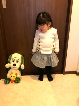 「GAPbaby」｜sawaさん（キッズ・90cm）の冬コーディネート