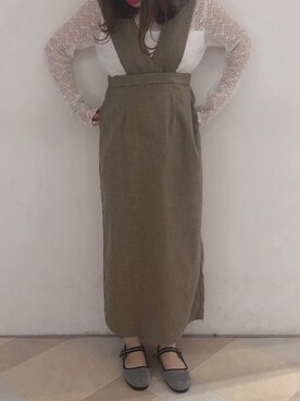 「カンフーシューズ」｜ヌマさん（レディース・154cm）の秋コーディネート