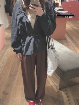 ヌマさん（レディース・154cm）の秋コーディネート