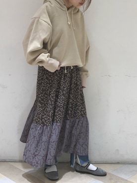 「カンフーシューズ」｜ヌマさん（レディース・154cm）の秋コーディネート