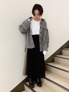 ヌマさん(レディース・154cm)の冬コーディネート