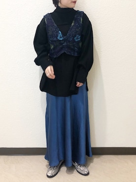 ヌマさん（レディース・154cm）の冬コーディネート