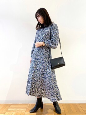 Rope Picnic ロペピクニック の フラワープリントワンピース ワンピース Wear