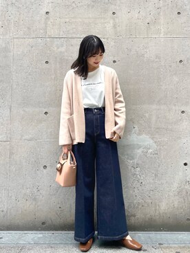 「春めきシューズ」｜AYANOさん（レディース・162cm）の春コーディネート